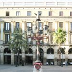 Der schöne Plaça Reial in Barcelona