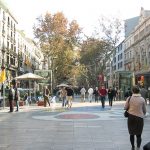 Spaziergang über La Rambla in Barcelona