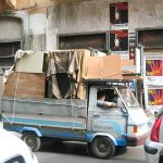 Ein Lieferwagen in Palermo