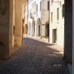 Schoener Blick in eine Gasse in Conegliano