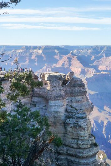 Beeindruckende Steinsformationen am Grand Canyon
