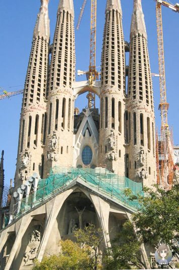 Tuerme der Sagrada Familia im Detail
