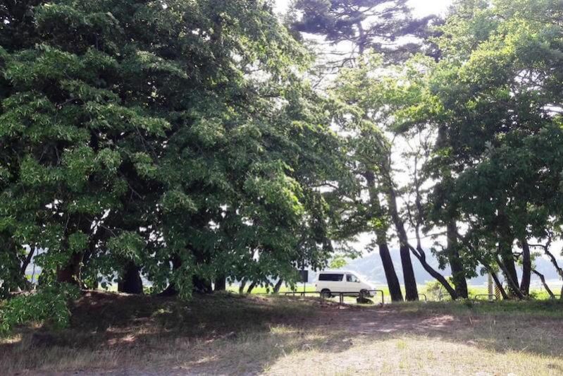 Camping in Japan in der Natur ist mit dem Campervan ab und zu moeglich