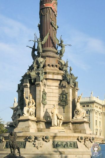 Das Columbus Denkmal in Barcelona