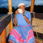Musik im Sonnenuntergang in Mombasa