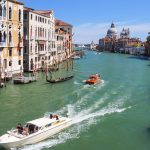 Blick auf die Santa Maria della Salute Kirche