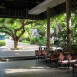 Die Rezeption der Severin Sea Lodge in Mombasa