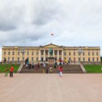 Schöner Blick auf das Schloss Oslo