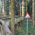 Start unserer Wanderung am Kermeter in der Eifel