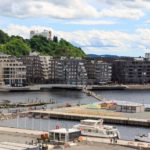 Aussicht von der Oper auf Sørenga in Oslo
