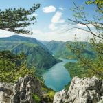 Aussicht im Tara National Park in Serbien auf der Europareise von Comewithus2