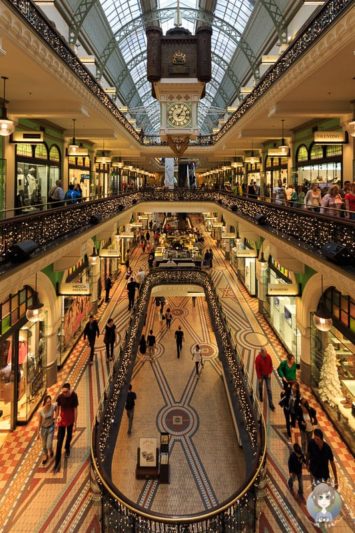 Fantastischer Blick im Queen Victoria Building in Sydney