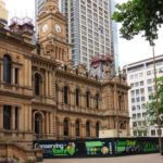 Blick auf die Town Hall in Sydney