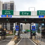 Die Mautstation auf der Sydney Harbour Bridge