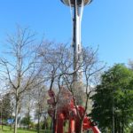 Blick auf den Aussichtstower Space Needle in Seattle