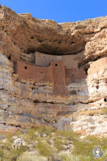 Das Felsschloss Montezuma Castle nahe Sedona