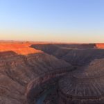 Camping im Goosenecks State Park in Mexican Hat, Arizona