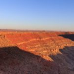 Tolles Licht beim Sonnenuntergang im Goosenecks State Park, Arizona