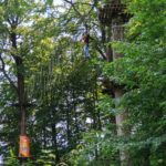 Blick auf den Parcours im Teuto - Kletterpark am Hermannsdenkmal