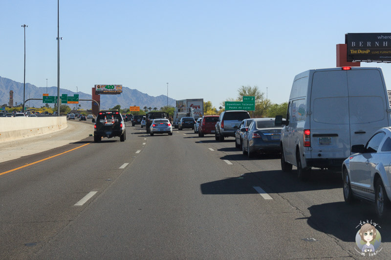 Stadtverkehr in Phönix, Arizona