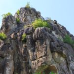 Der Weg zur Aussichtsplattform auf dem Grottenfels der Externsteine