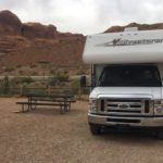 Camping auf dem Gold Bar Campground nahe Moab