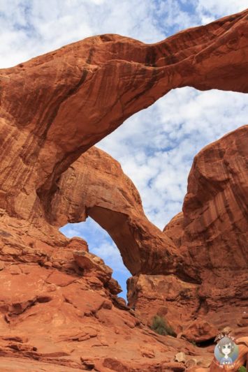 Die Bögen des Double Arch im Arches National Park