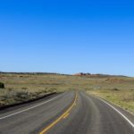 Die Landschaft auf der Fahrt durch den Canyonlands National Park