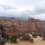 Aussicht vom Moran Point im Grand Canyon National Park auf die Bergwelt
