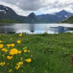 Pause an einem Fjord in Norwegen mit dem Wohnmobil