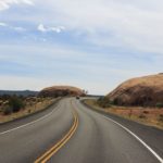 Die Straße Richtung Canyonlands National Park