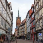 Historische Fachwerkhäuser in der Kramerstraße in der Altstadt von Hannover