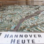 Eins der vier Stadtmodelle im Neuen Rathaus Hannover