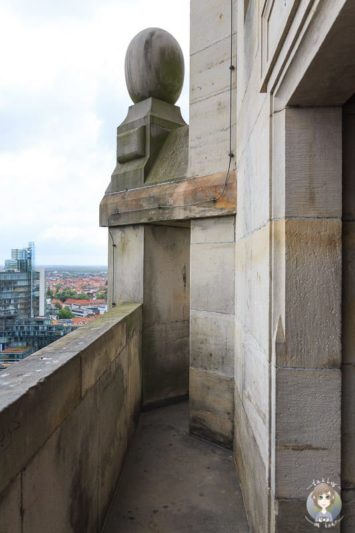 Die untere Aussichtsplattform des Neuen Rathauses in Hannover