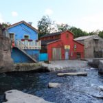Kulissen der Yukon Bay im Zoo Hannover