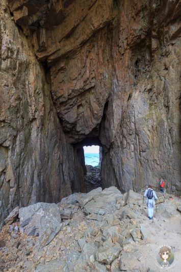 Das Fenster im Berg Torghatten in Norwegen