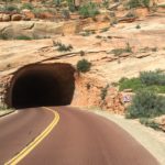 Einer der Tunnel im Zion National Park