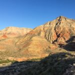 Abendstimmung auf dem Campingplatz der Virgin River Canyon Recreation Area