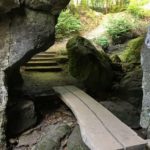 Ende des kleinen Rundgangs durch die Teufelsschlucht in der Eifel