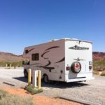 Strom auf einem Campingplatz im Valley of Fire State Park