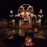 Weihnachtsliches Riesenrad am Schloss Merode