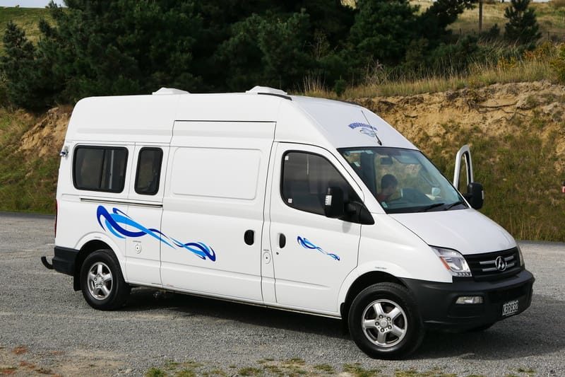 Der Camper auf einer Familienreise durch Neuseeland mit Kind
