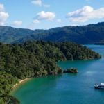 Traumhafte Landschaft auf einer Reise durch Neuseeland