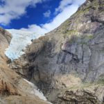 Der Briksdalsbreen nahe Olden in Norwegen