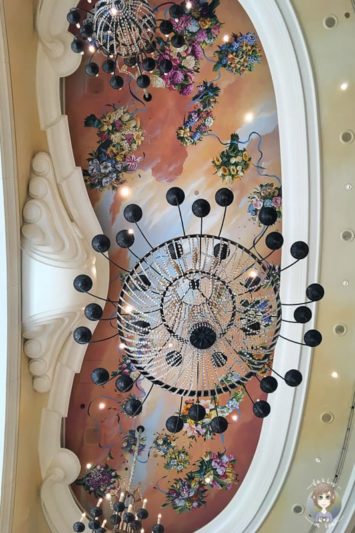 Deckenmalerei im Hotel Bellagio in Las Vegas