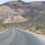 Die Einfahrt zum Ryan Campground im Joshua Tree National Park