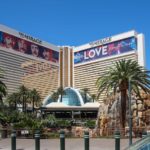 Blick auf das Hotel The Mirage in Las Vegas