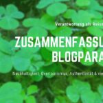 Nachhaltigkeit, Overtourismus & Gedanken: Blogparaden-Zusammenfassung