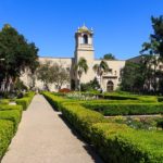 Der wunderschöne Alcazar Garden im Balboa Park San Diego