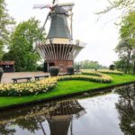 Blick auf die Mühle im Keukenhof